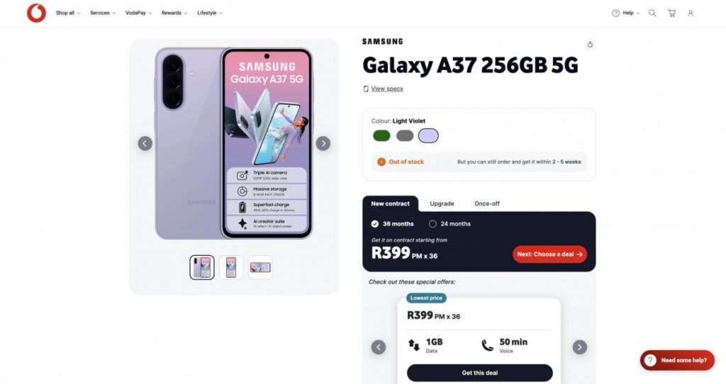 Galaxy-A37-africa-1024x542 سامسونج ترفع الأسعار! هل يستحق A57؟