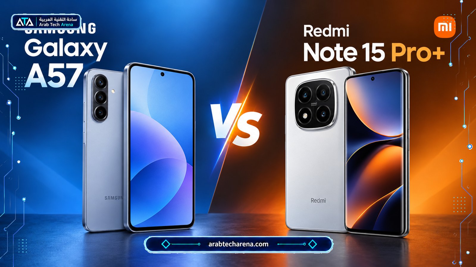galaxy a57 vs redmi note 15 pro plus
